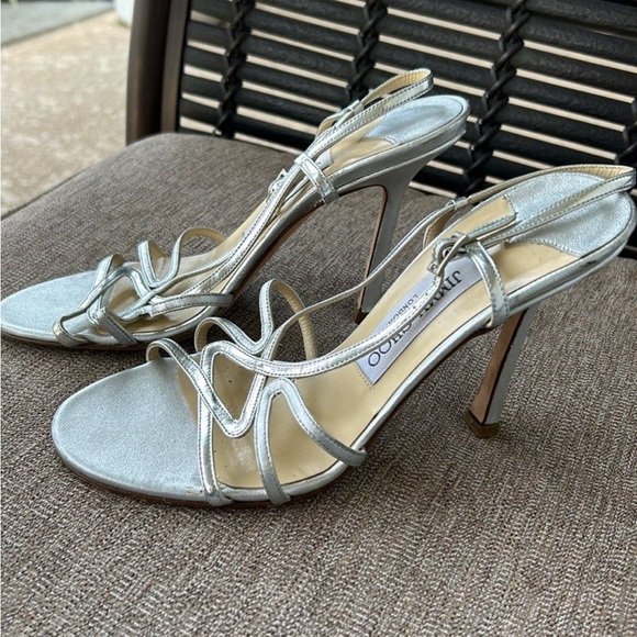 Jimmy choo silver heels - Picture 2 of 3